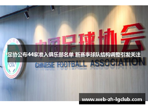 足协公布44家准入俱乐部名单 新赛季球队结构调整引发关注